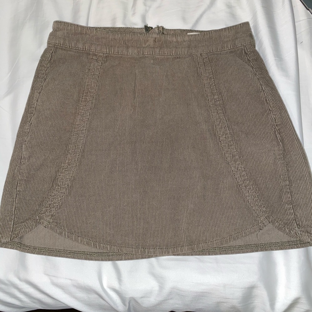 PacSun olive green skirt